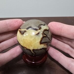 Septarian Crystal Sphere